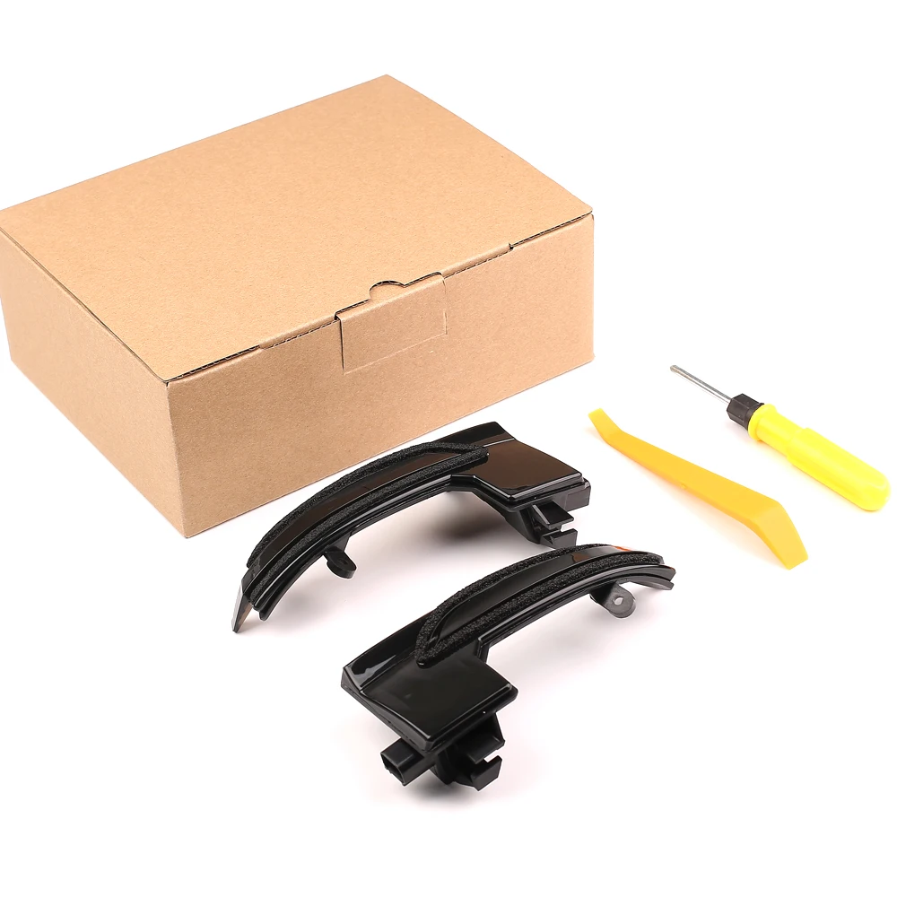 Черный светодиодный динамический указатель поворота, последовательный индикатор, лампа бокового зеркала для Mazda 3 Axela Mazda 6 Atenza 2017 2018