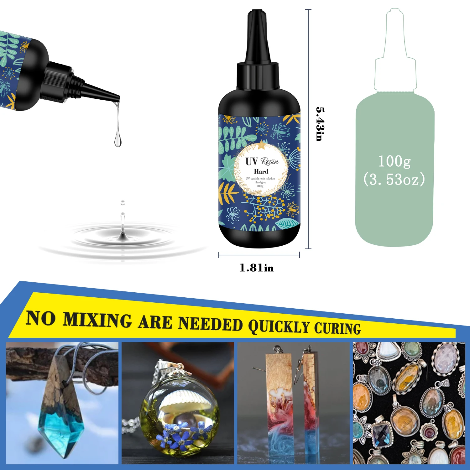 Полимерный клей для украшений сделай сам твердый УФ-полимер самостоятельного