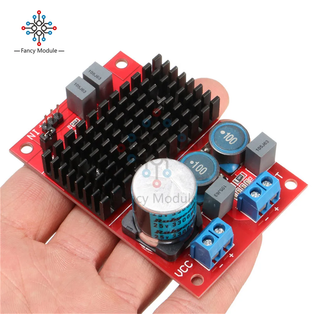 

Одноканальная плата цифрового усилителя звука TPA3116 100 Вт BTL Out Плата усилителя высокой мощности 12-24 В постоянного тока