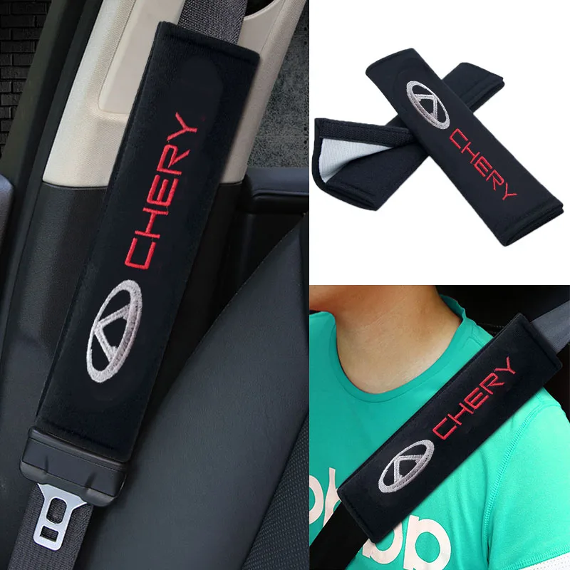 

2pcs Car Cotton Seat Belt Cover Protector Accessories For Chery Tiggo 7 Pro 8 4 5 3 2 T11 5X Amulet Fora QQ IQ Fulwin Arrizo 5