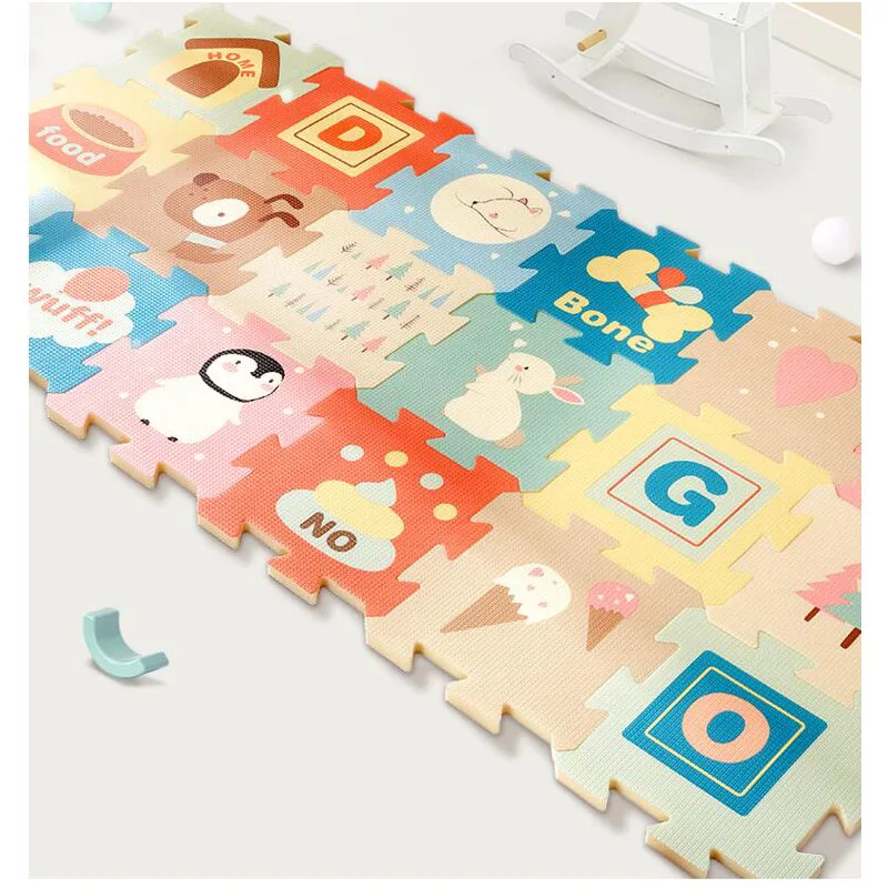 2 см толстый анти осенний детский сшитый ползающий Коврик Зеленый Детские