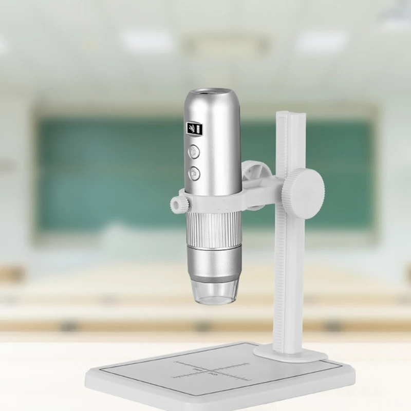

Digital Microscope,Mini Pocket Handheld USB 2MP 1000x Magnification Camera WiFi Endoscope W0YF