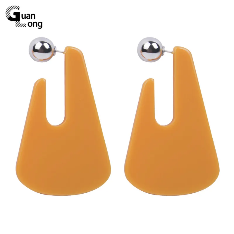 GuanLong горячие металлические большие резиновые акриловые геометрические личности