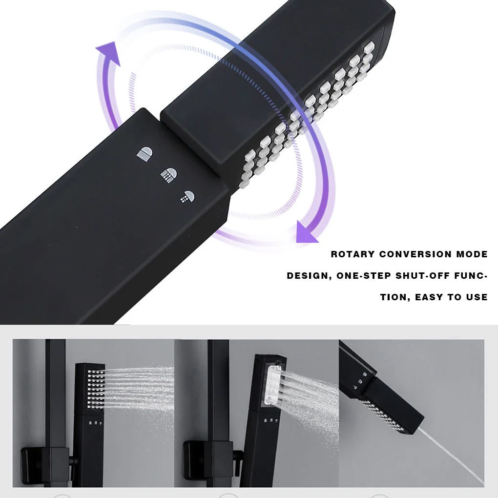 Насадка для душа тропический душ 3-в-1 двусторонняя насадка-распылитель воды и