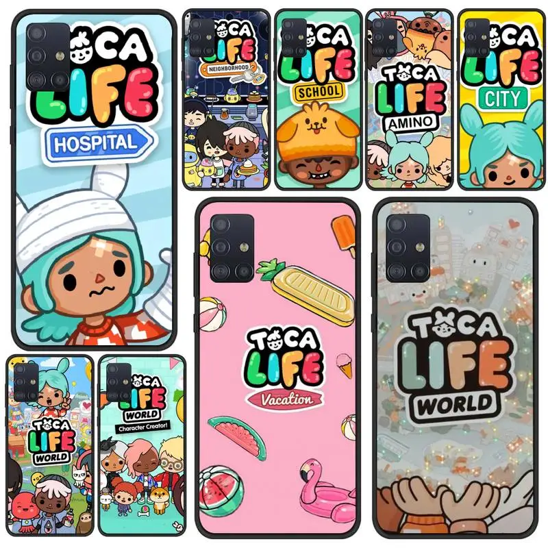 

Toca Boca Toca Life World Game Phone Case For Samsung A6 A7 A8 A9 A10 A30 A40 A50 A70 A10S A20S 2018 Cover Fundas Coque