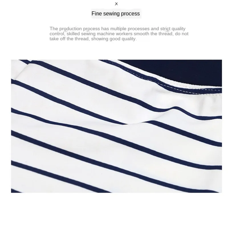 

Hot Sale Children's Swimming Trunks Cute Four-corner Swim Breifs Baby Striped Short Middle And Big Kid Soft Cartoon Bath Clothes