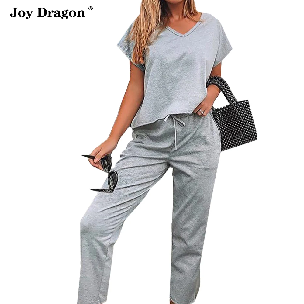 Женские брюки с длинным рукавом повседневные Костюмы лето-весна 2020 |