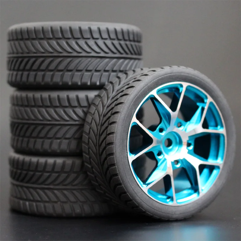 1 набор 4 шт HSP HPI гоночные шины металлический обод колеса для RC 1/10 на дороге