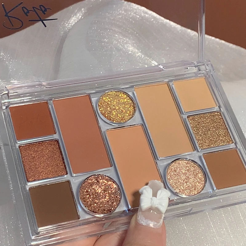 12 цветов Новое поступление очаровательные тени для век красочная Палитра