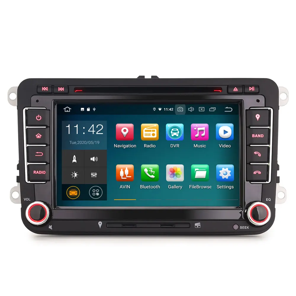 7 &quotAndroid 10 0 OS автомобильный DVD Мультимедиа GPS Радио система плеер для Volkswagen Caddy 2003