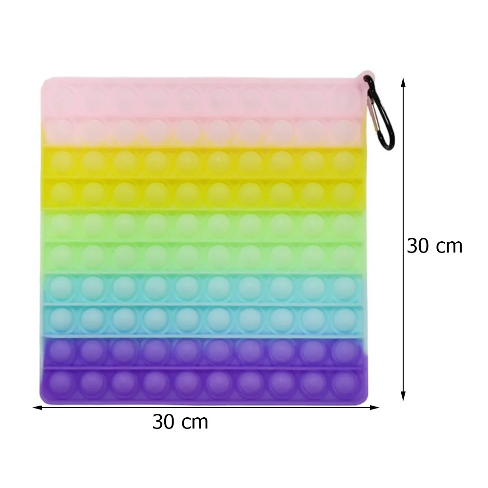 

Silicone Push Bubble Night Glow Tie-Dye Sensory Fidget Toys for Autism Stress Reliever Fidget Anxiety Relief Funny Toys