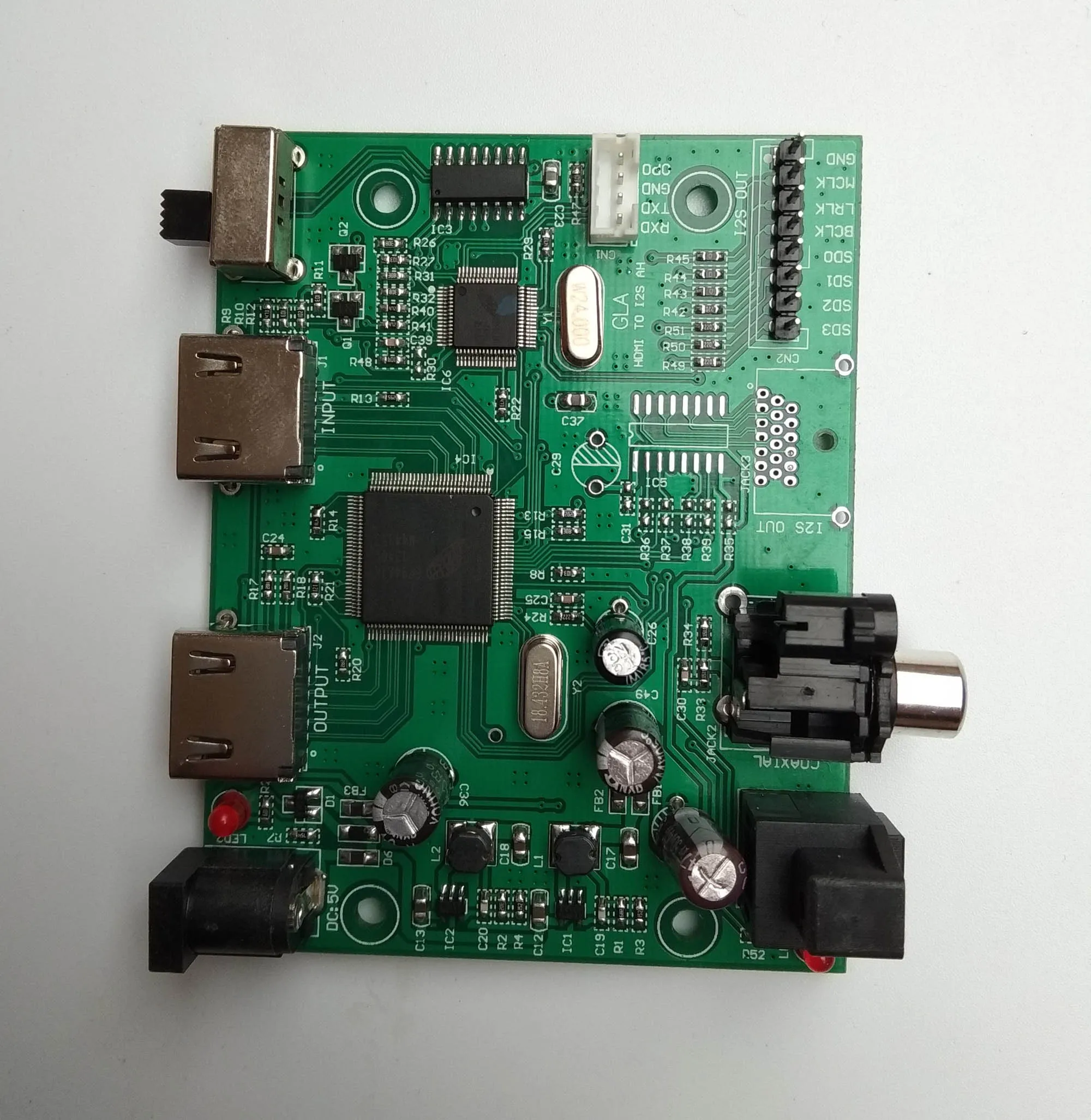 

Аудиоразъем HDMI для извлечения 7,1 каналов I2S/DSD/HBR/оптический/коаксиальный HDMI для I2S/IIS