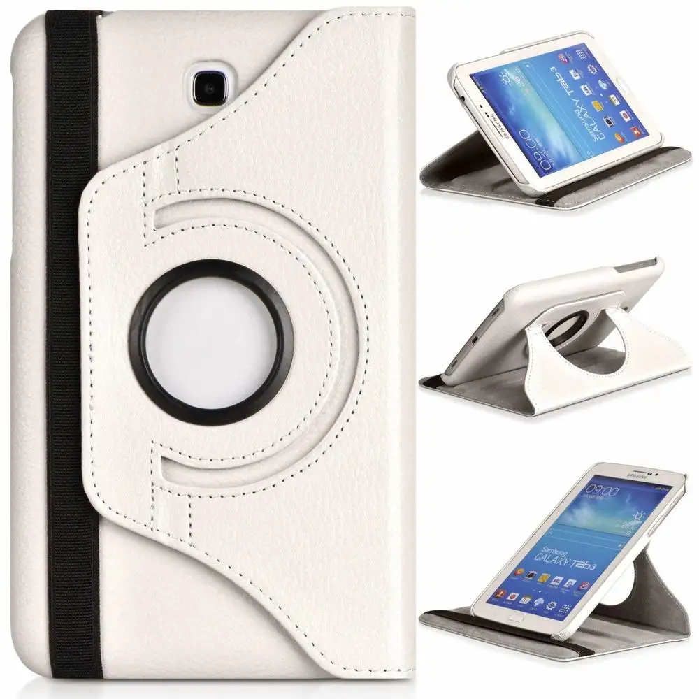 Чехол Tab3 T210 для Samsung Galaxy Tab 3 7 дюймов флип-чехол из искусственной кожи с вращением