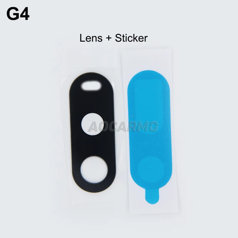 Aocarmo для Motorola Moto G4 / Plus Задняя крышка объектива камеры стекло с клейкой наклейкой