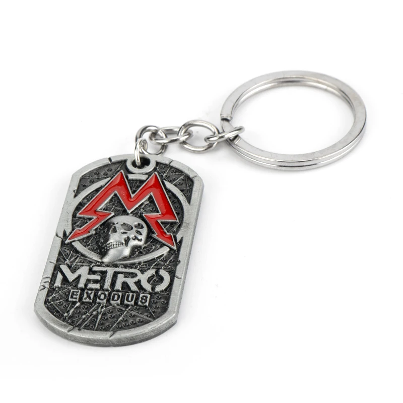 Игры ювелирные изделия Metro Exodus 2033 кулон с биркой для собак подвеска кожаная металлическая цепочка ожерелье s Шарм Косплей Подарки для детей мужчин