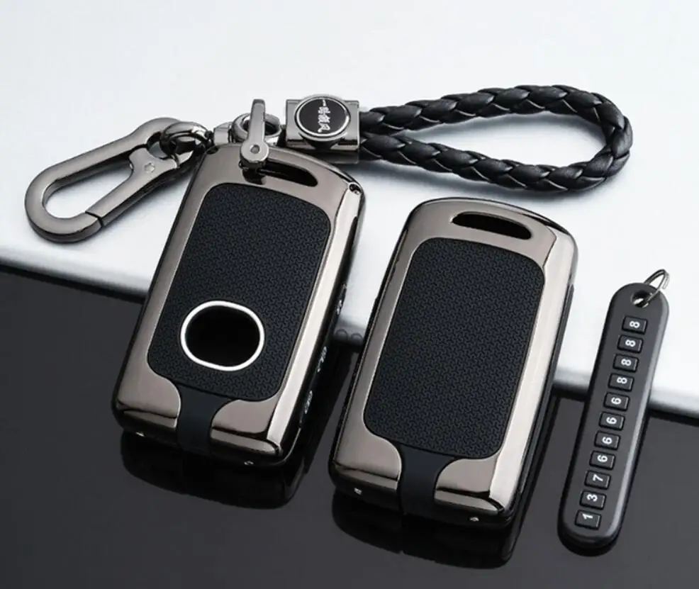 Автомобильный чехол для ключей из оцинкованного сплава и силикона Mazda 3 Alexa CX4 CX5 CX8