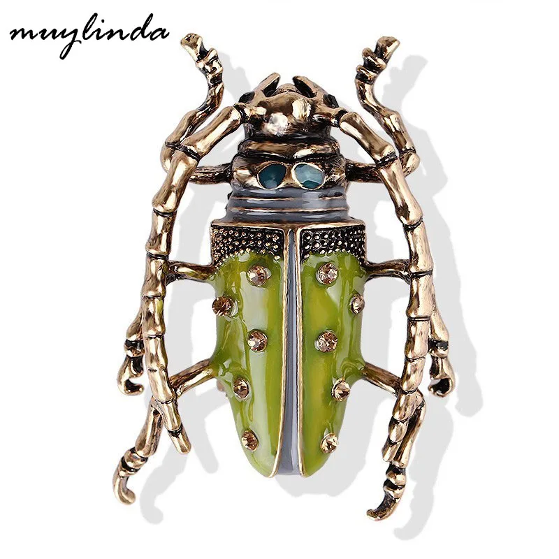 Muylinda брошь в виде жука насекомое клизма булавка женские булавки и броши