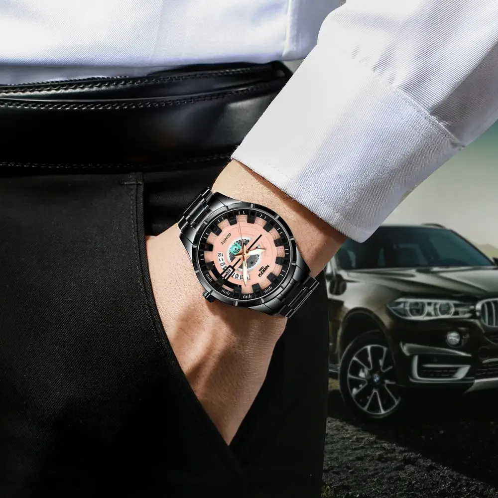 

NIBOSI Watches Mens 2021 New Business Mens Watches Top Brand Luxury Watch Men Quartz Clock Male Waterproof Sport Casual Clock