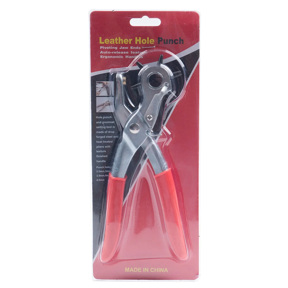 1 шт. 6 размеров дырокол для кожаного ремня плоскогубцы отверстий тяжелые ремешки