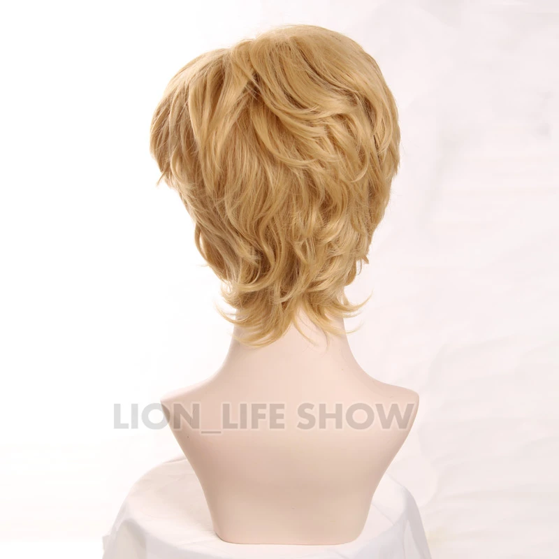 Парик для косплея из аниме Сейлор Уран Тено Харука стильные короткие