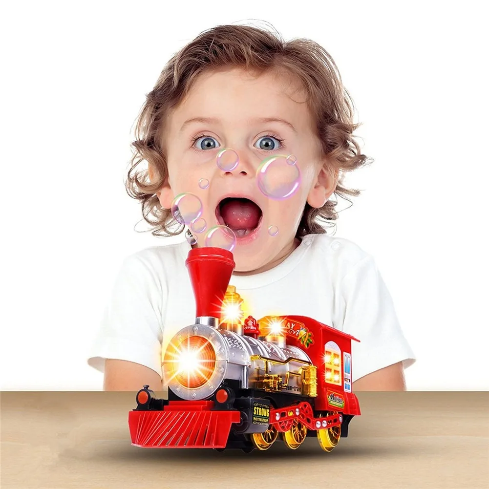Детская игрушка пузырь 2019 новый волшебный поезд локомотив двигатель автомобиля