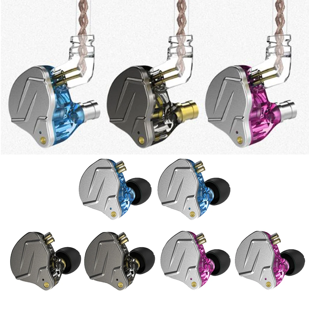 

Dynamic Dual Driver Earphones In Ear Earbuds Stereo Heavy Bass Earphone PC