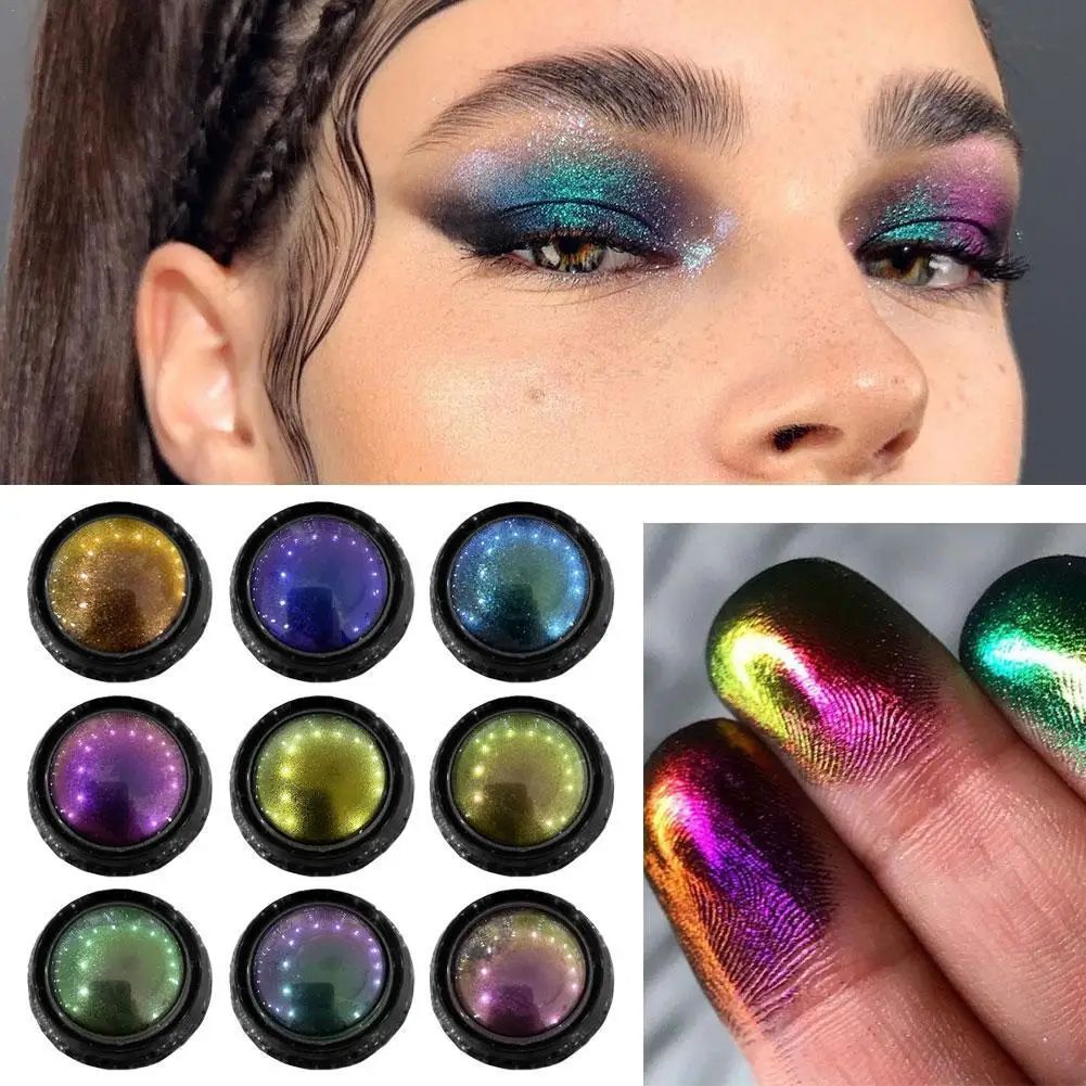 

Disposable Optical Chameleon High Gloss Eyeshadow Diamond Gloss Pearlescent Chameleon Eyeshadow