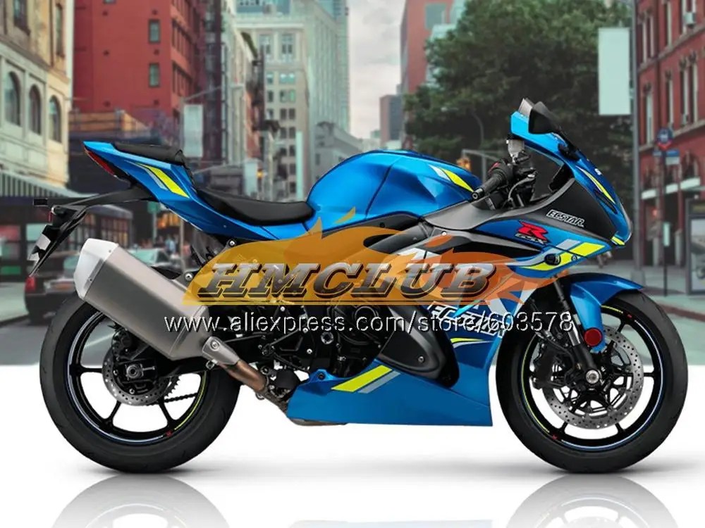 No. 21 Инъекции для SUZUKI GSXR 1000 CC GSX R1000, 17, 18, 19, 15CL. 39 L7 L8 GSXR-1000 K17 GSXR1000 Обтекатели розового и зеленого цветов - Цвет: No. 21