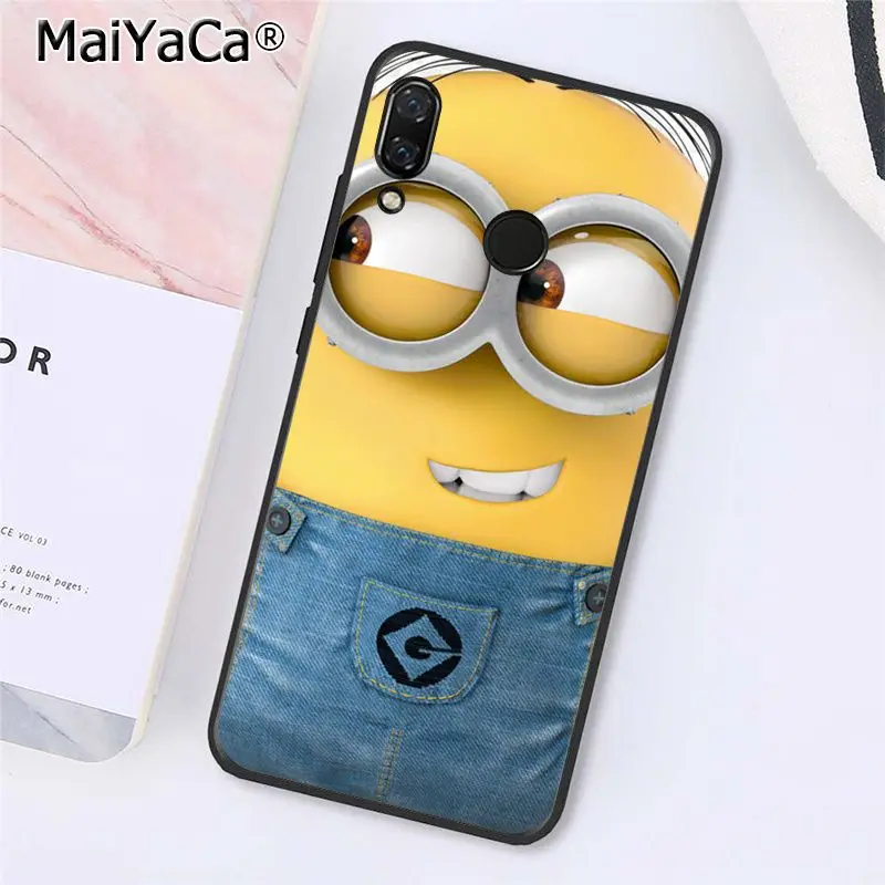 MaiYaCa милый Миньон банан желтый человек чехол для телефона Xiaomi Redmi4X 6A S2 Go Redmi 5 5Plus Note4 Note5 7 Note6Pro