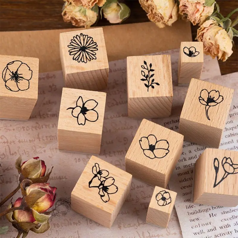 

Vintage grass plants stamp DIY wooden rubber stamps for scrapbooking stationery scrapbooking standard stamp