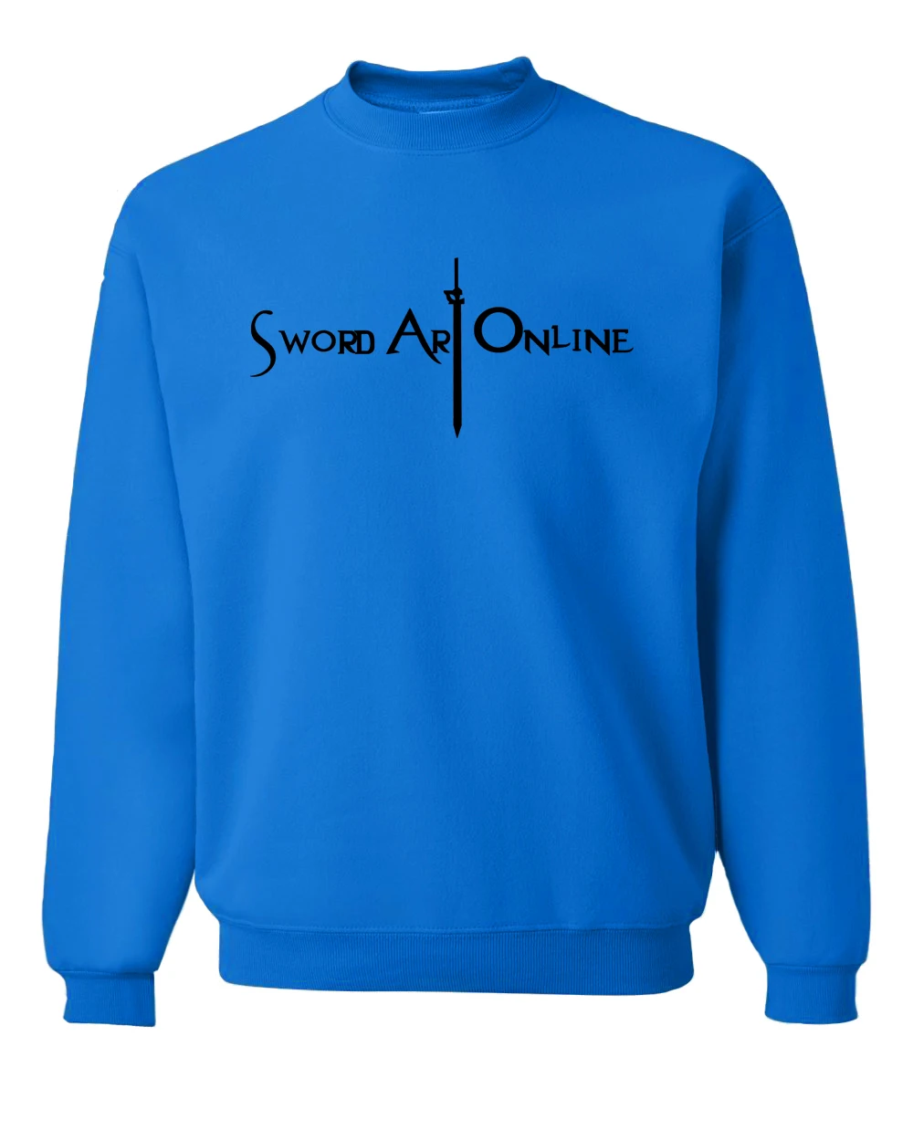 Мужская толстовка с изображением меча Арта онлайн модная флисовая капюшоном в