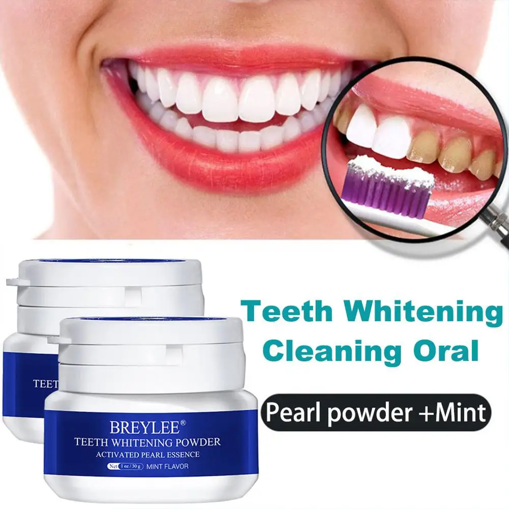 

30g Clean Teeth Pearl Tooth Powder Tooth Whitening Powder Remove Toothpaste Whiten Teeth Oral Hygiene Tool