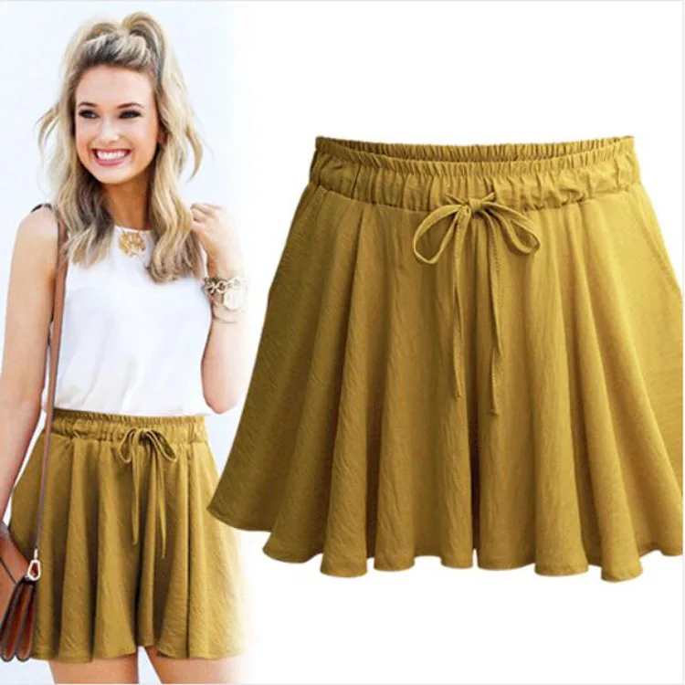 Оранжевые черные желтые розовые Свободные повседневные корейские шаровары с