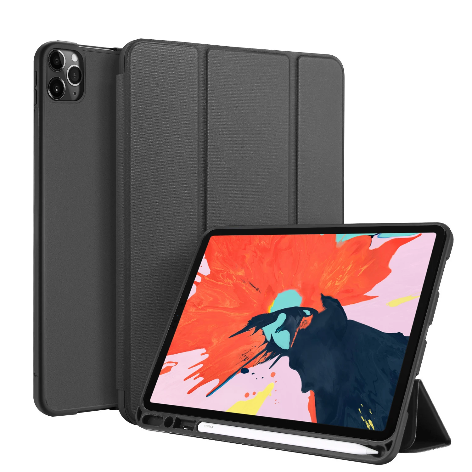 Чехол для Apple iPad Pro 11 2020 с держателем ручки искусственная кожа анти осенний