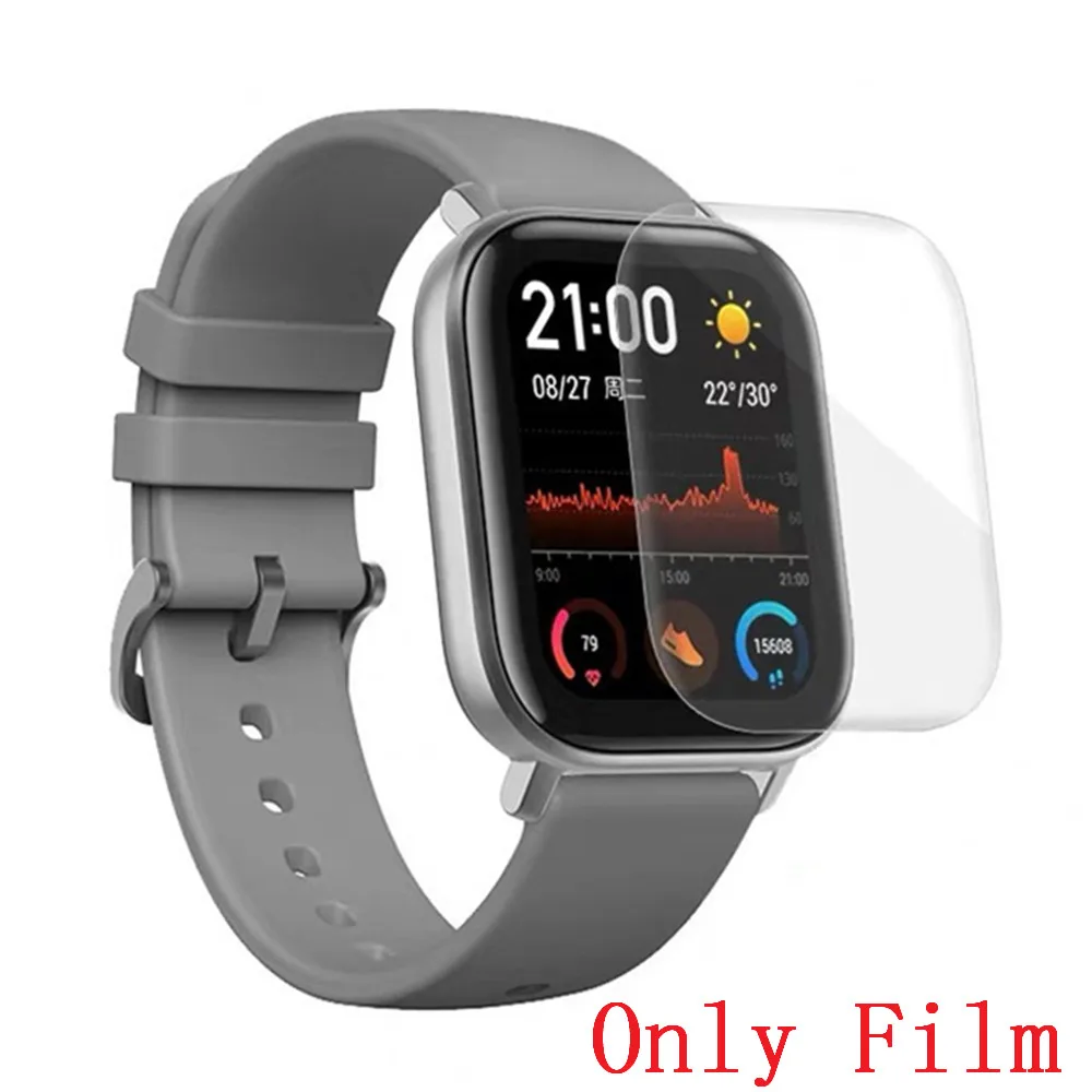 2 pcs 1 шт. защита экрана из закаленного стекла для AMAZFIT GTS Smart Watch прозрачная защитная пленка для экрана Аксессуары - Цвет: 2 pcs