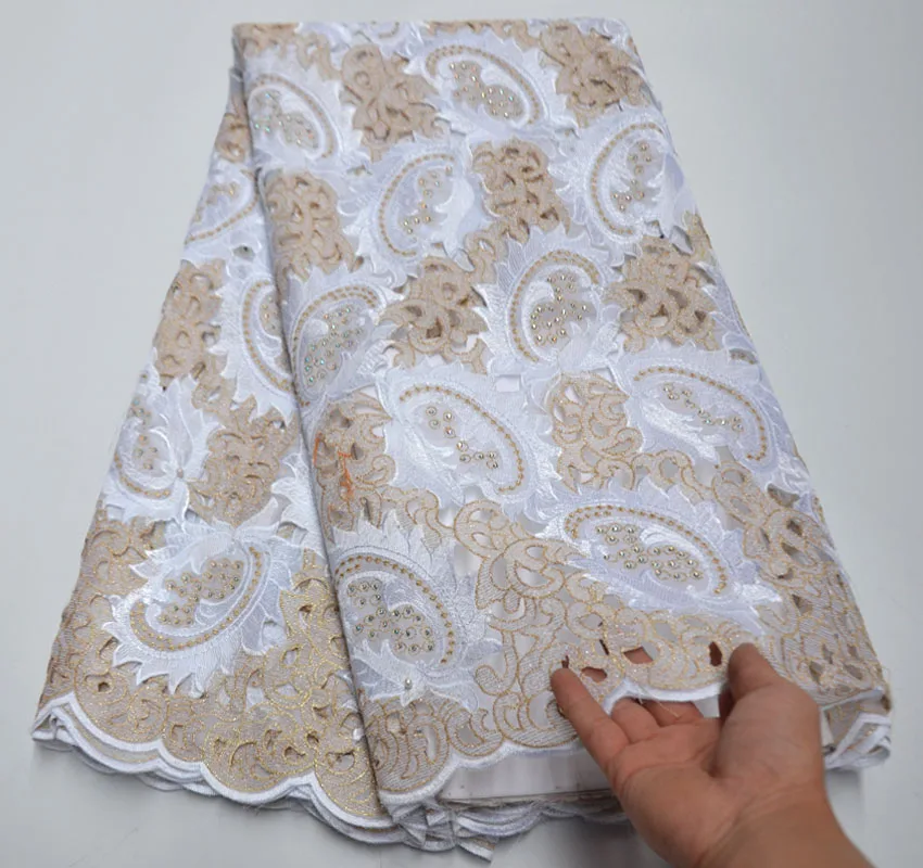 Новейшая французская Тюлевая кружевная ткань высокого качества вырезанная