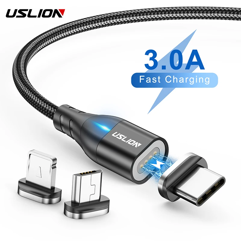 Магнитный кабель для зарядки Micro USB Type C Lightning 1–2 м|Кабели мобильных телефонов| |