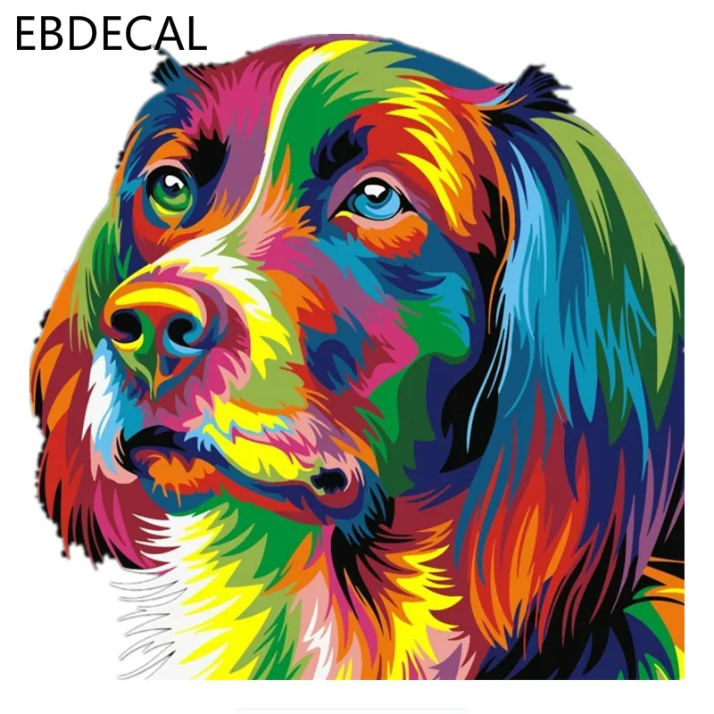 Ebdeckle золотой ретривер собака для Авто/бампер/окно/настенные наклейки DIY Декор