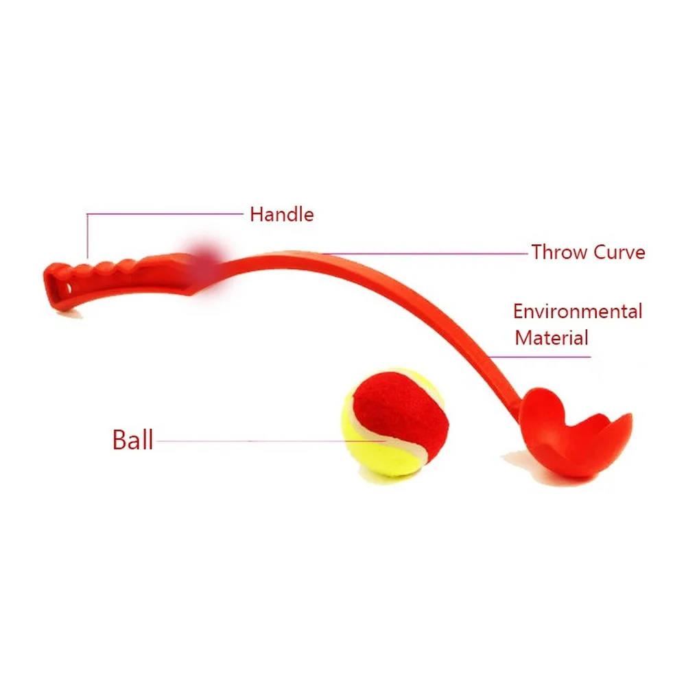 

Pet Tossing Cue and Dog Training Toy Pitchers Outdoor Tennis Training Toys Equipment Dog Interactive Toys Pet Supplies Hot Sale