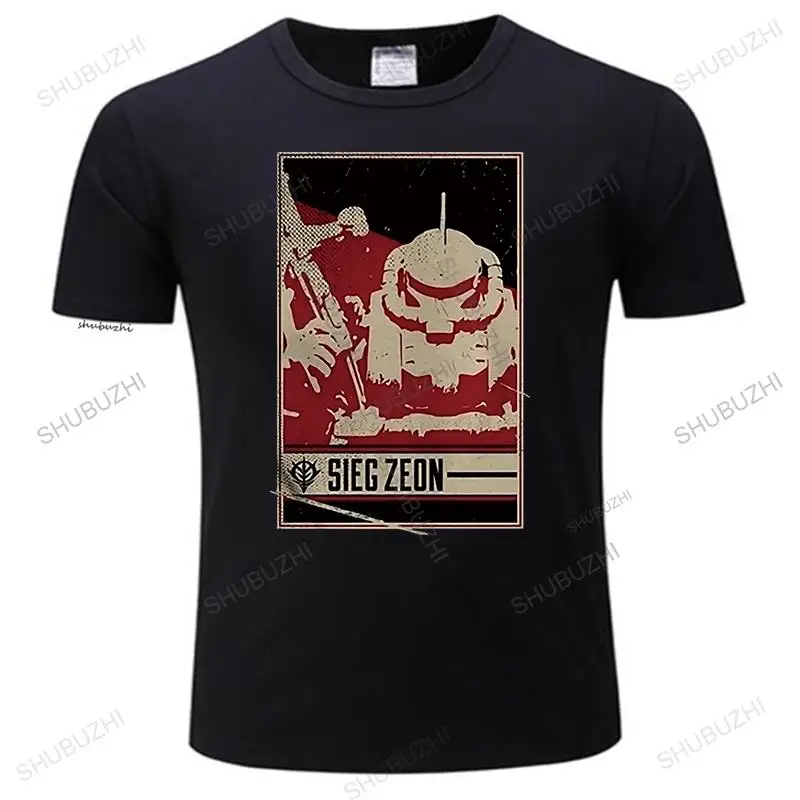 

Мужская Роскошная хлопковая футболка, мужские футболки с круглым вырезом, горячая Распродажа, новая забавная футболка s Sieg Zeon, свободные топ...