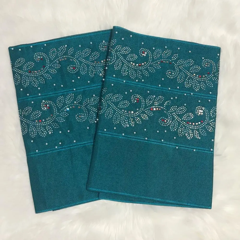 3 Новое поступление! Африканские дамы d ASO OKE головной убор обертывание для свадьбы и вечерние 2 шт. в упаковке AH30 - Цвет: 3