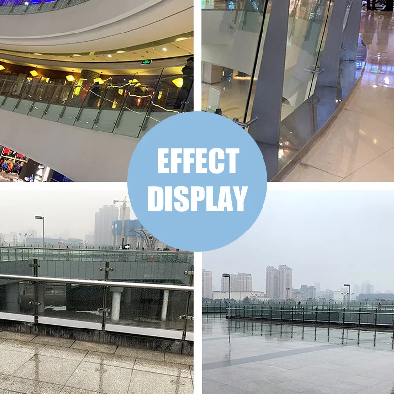 Напольная стойка лестница Балконная стеклянная для бассейна зажим перил магазин