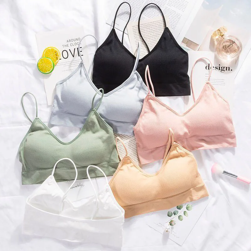 Женский спортивный бюстгальтер для активного отдыха Sanderala топ фитнеса черный