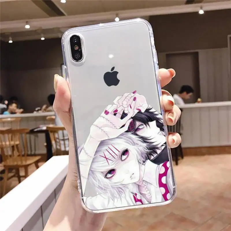 

Tokyo Ghoul Japan Suave Phone Case Transparent soft For iphone 5 5s 5c se 6 6s 7 8 11 12 plus mini x xs xr pro max