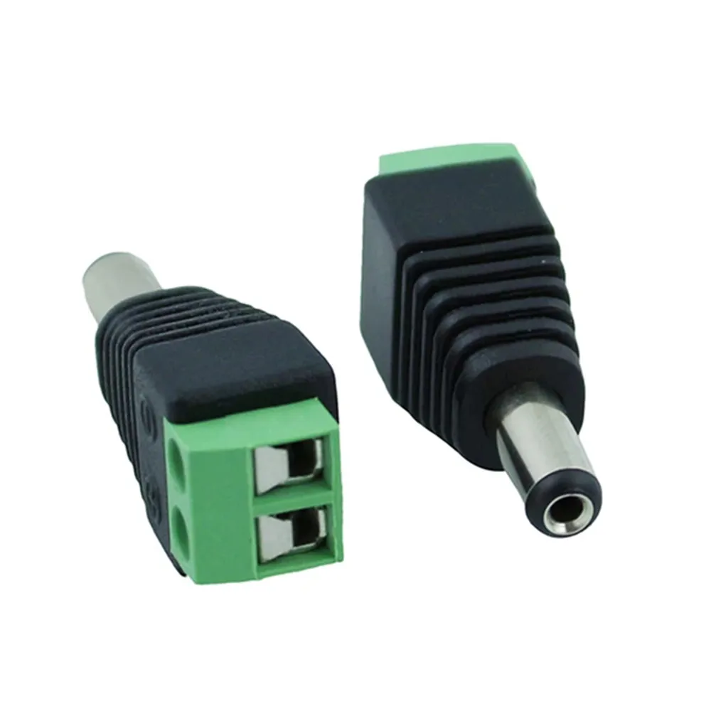 

Male Connector DC Power Plug Power Plug Quality 1 Set 2.1mmx5.5mmx10mm