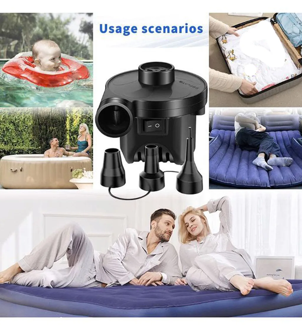 Портативный электрический воздушный насос надувной матрас для лодки автомобиля