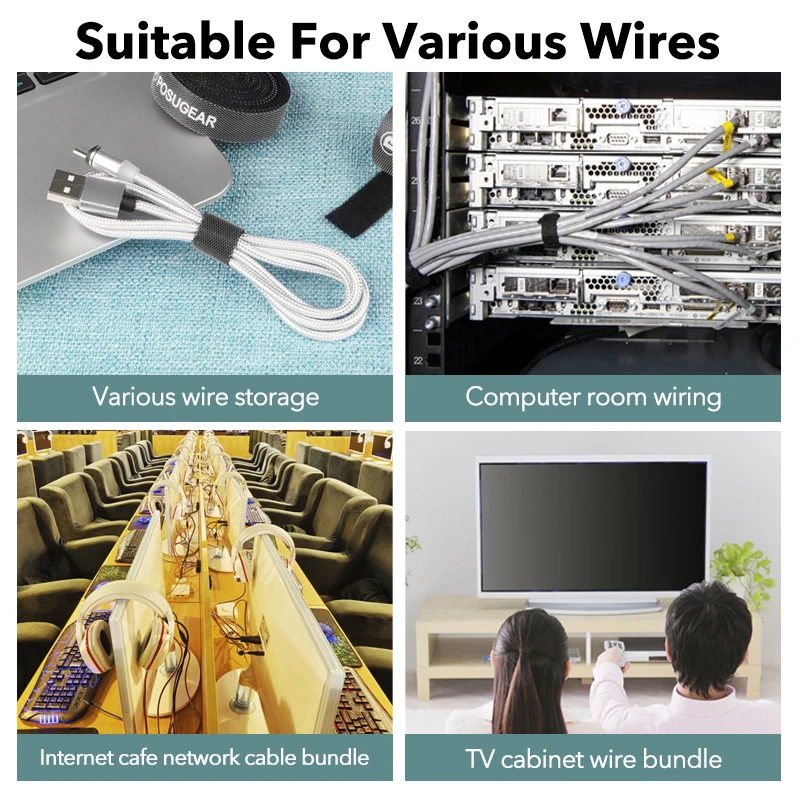

1/3/5M Phone Cable Organizer Wire Winder Ties Mouse Wire Earphone Holder HDMI Cord Free Cut Management Phone Hoop Tape Protector