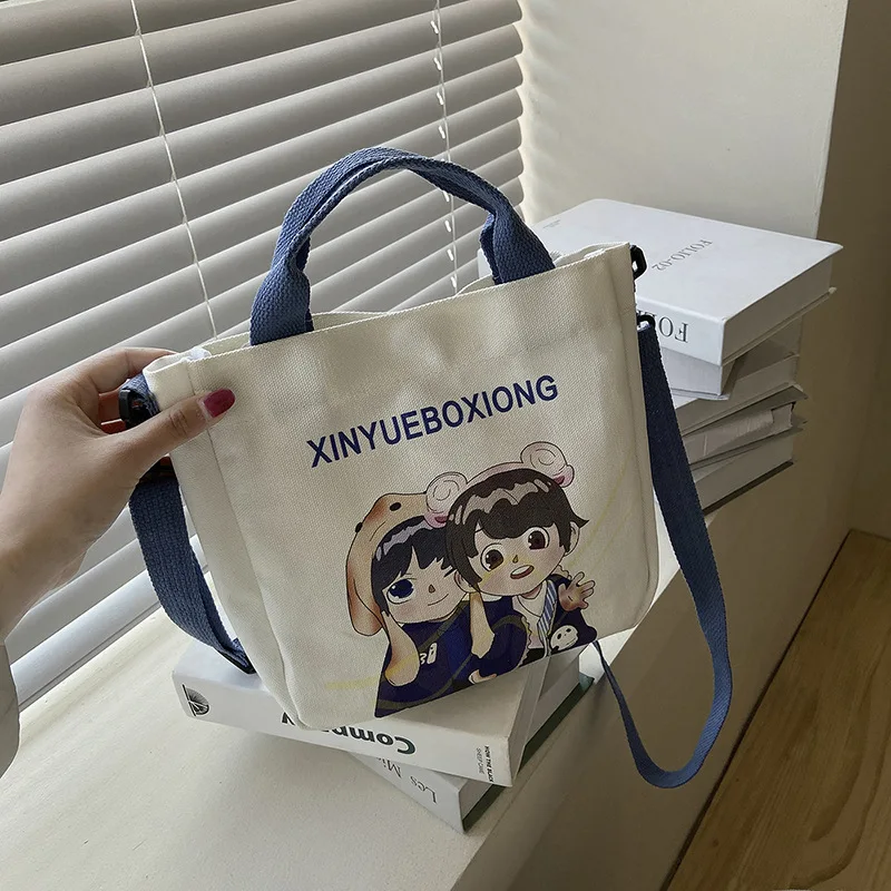 

Small Shoulder Crossbody Bags for Women 2021 High Quality Mini Canvas Japanese Tote Bag Cotton Cloth Female Handbags Sac A Main