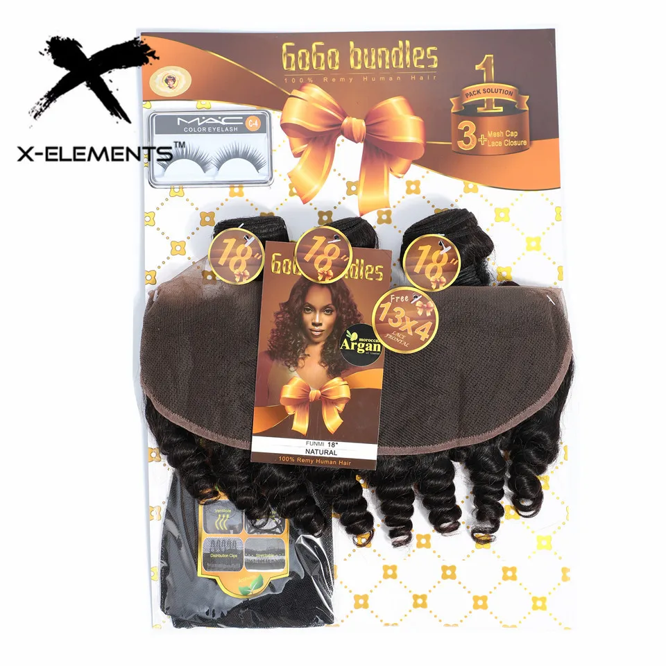 Funmi Curly Bundles With Closure Tight Spiral Curl Remy Hair Extensions Brazilian with Ear to |