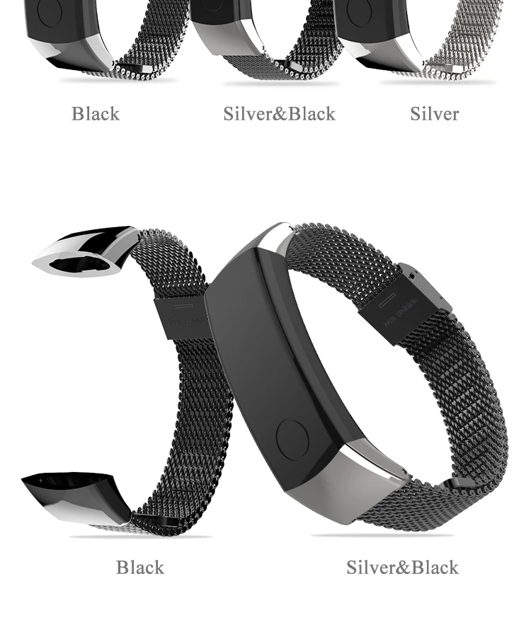 Mijobs для huawei honor band 3 srtap Milan металлический ремешок для honor band 3 ремешок из нержавеющей стали умный Браслет для honor 4 3 Smart